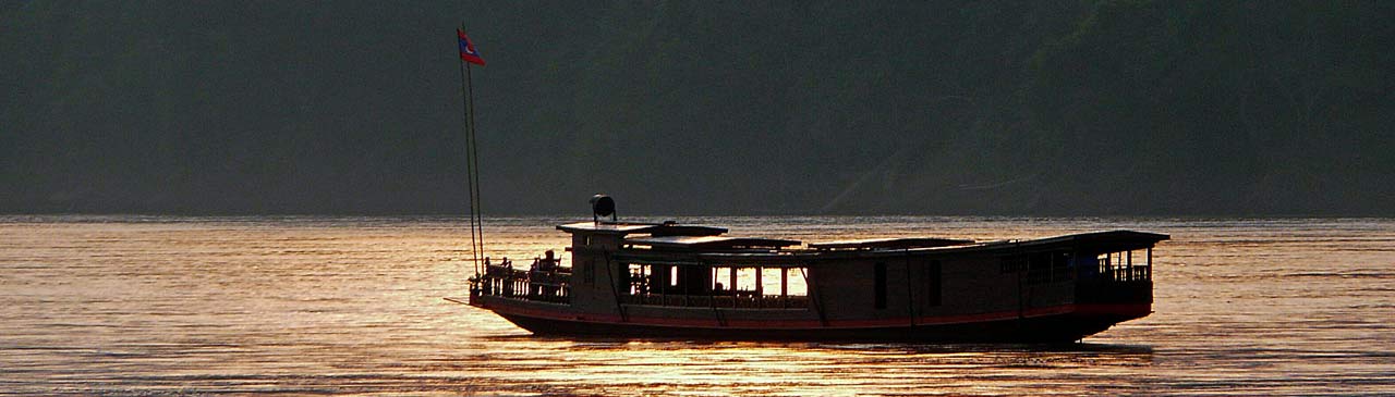 Auf dem Mekong